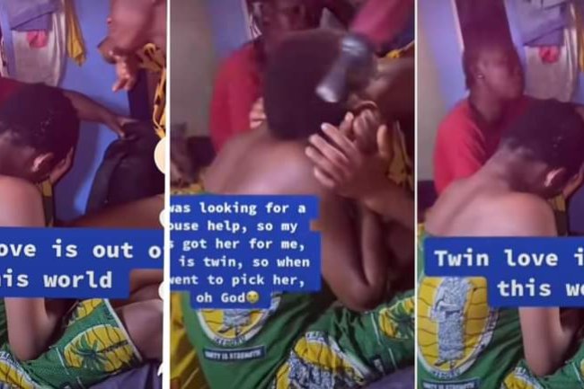 FAMILY MEMBERS IN TEARS AS THEY SEND OFF DAUGHTER TO WORK AS HOUSE HELP