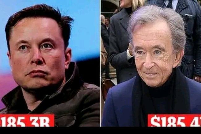 ELON MUSK LOSES TITLE OF WORLD RICHEST MAN TO BERNARD ARNAULT 