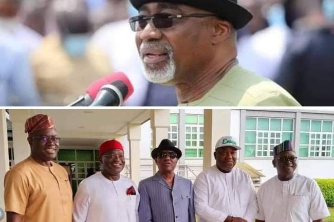PDP G5 GOVERNORS ARE COMEDIANS - SEN ABARIBE BLAST WIKE AND G5 GOVERNORS 
