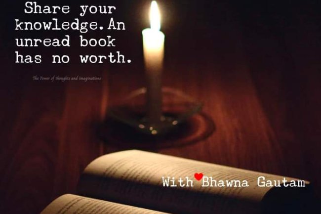 DO YOU SHARE YOUR KNOWLEDGE WITH OTHERS?