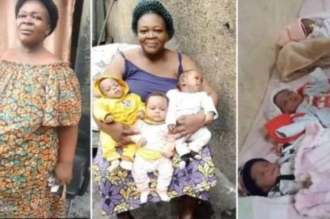 “I TAP INTO YOUR BLESSING” – CONGRATULATIONS POUR IN AS WOMAN GIVES BIRTH TO TRIPLETS AFTER UNCOUNTABLE MISCARRIAGES