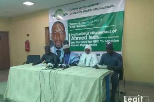 AREWA YOUTH ORGANISATION CALLS ON FG TO CAUTION AHMED ISAH, BREKETE FAMILY RADIO, GIVES REASONS