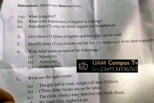 BSU FORCED TO CANCEL FINAL YEAR EXAMS OVER CHEAP QUESTIONS 
