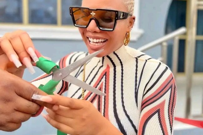 PHOTOS: ACTRESS NANCY ISIME BUILDS HOUSE FOR DAD