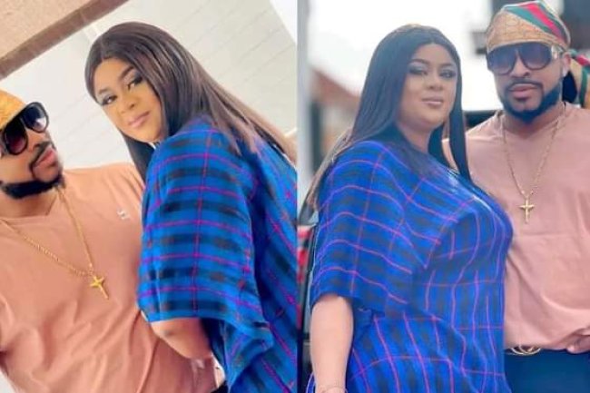 “I DON FALL IN LOVE” – ACTRESS UJU OKOLI SAYS AS SHE SHOW OFF HER NEW HANDSOME LOVER