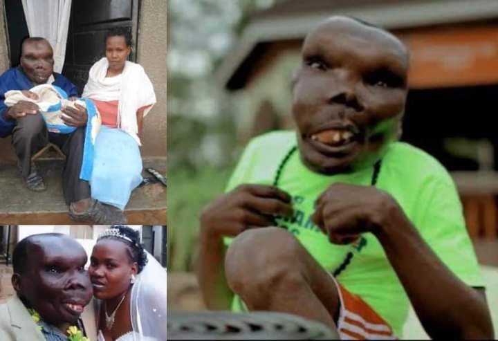 UGLIEST MAN IN AFRICA WELCOMES 8TH CHILD FROM SECOND WIFE