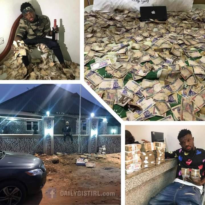 NIGERIAN 'BIG BOY' WHO SLEEPS ON MONEY WANTS TO GIVE N5,000,000 AND A CAR TO ANY LADY WILLING TO BE HIS BABY MAMA