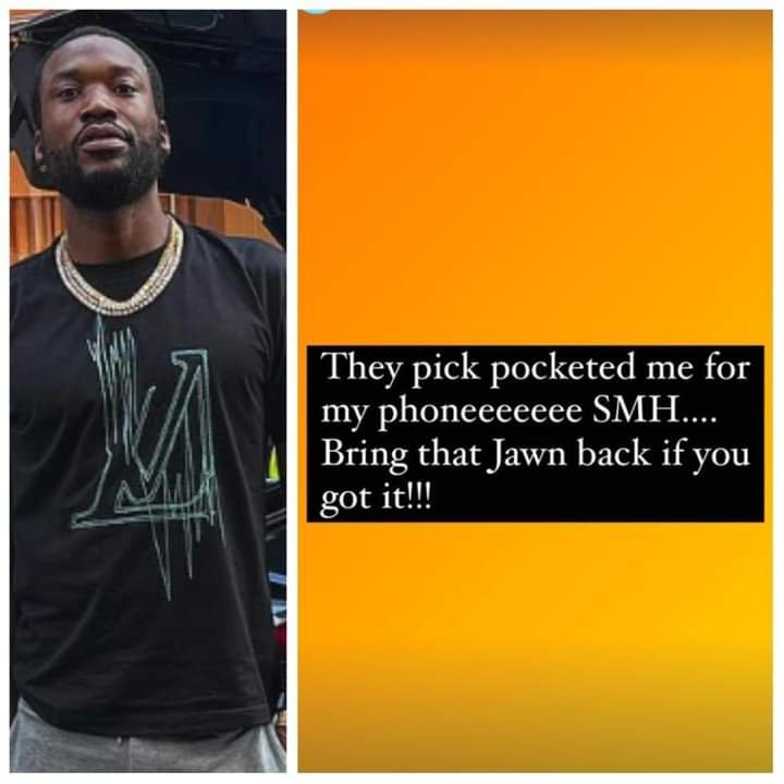 US RAPPER, MEEK MILL, LAMENTS AS PHONE GETS STOLEN IN GHANA