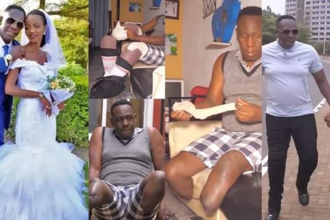 NEWLY MARRIED LADY DISCOVERS HUSBAND HAS NO LEGS AFTER THEIR WEDDING 