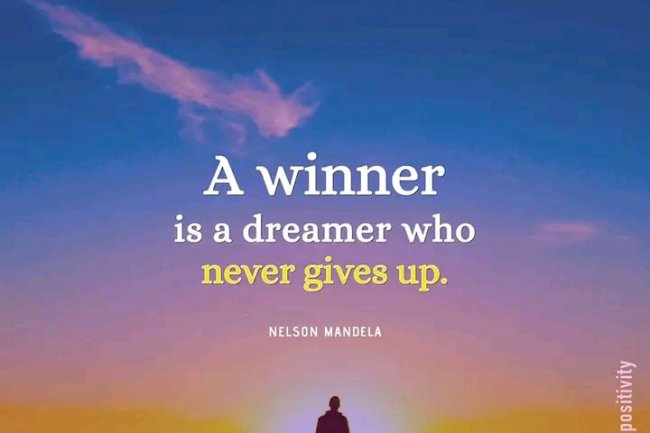 QUOTES OF A WINNER FOR YOU
