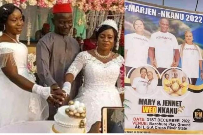 PEOPLE IN SHOCK AS 65-YEAR-OLD MAN MARRIES TWO SISTERS ON SAME DAY IN CROSS RIVER
