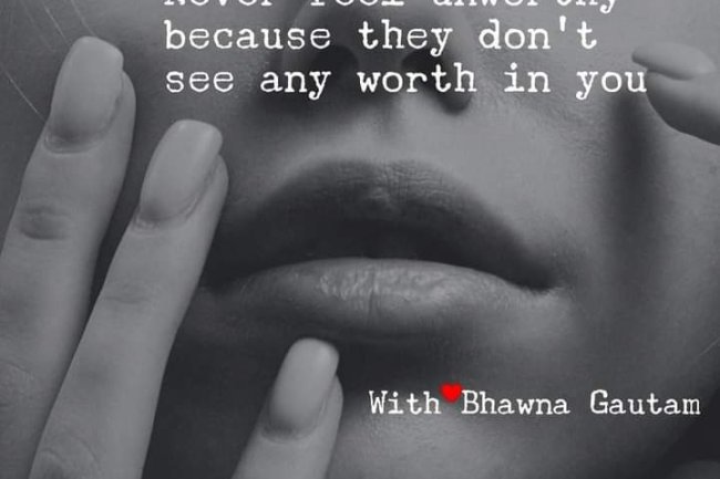 DO YOU LET OTHERS DECIDE YOUR SELF-WORTH?