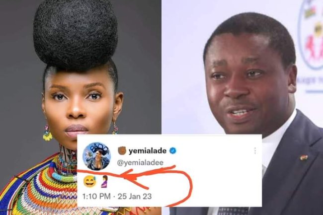 YEMI ALADE ALLEGEDLY PREGNANT FOR TOGOLOSE PRESIDENT 