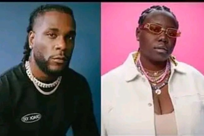 TENI NAMES HER DOG ”BURNA BOY”