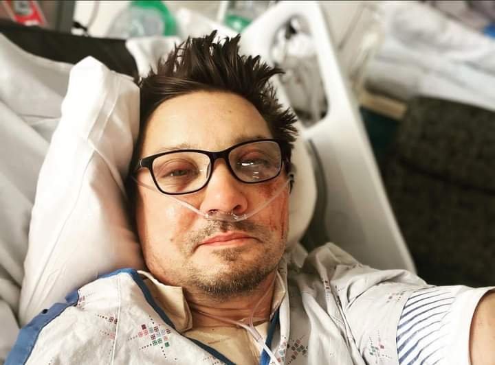 AVENGERS STAR, JEREMY RENNER, THANKS FANS FROM HOSPITAL BED