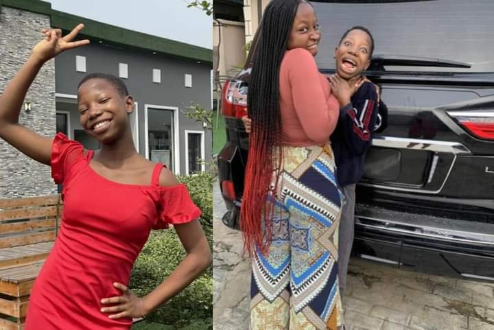 COMEDIENNE EMMANUELLA BUYS A BRAND NEW LEXUS WORTH N30 MILLION, MONTHS AFTER SHE BUILT MANSION FOR HER MOTHER