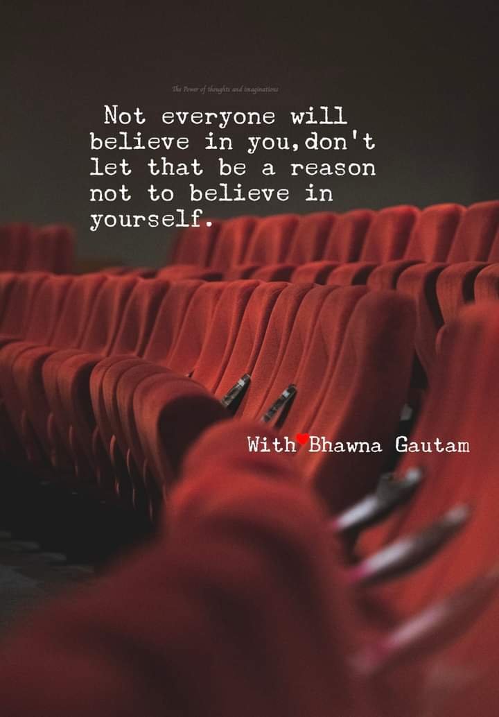 DO YOU BELIEVE IN YOURSELF?