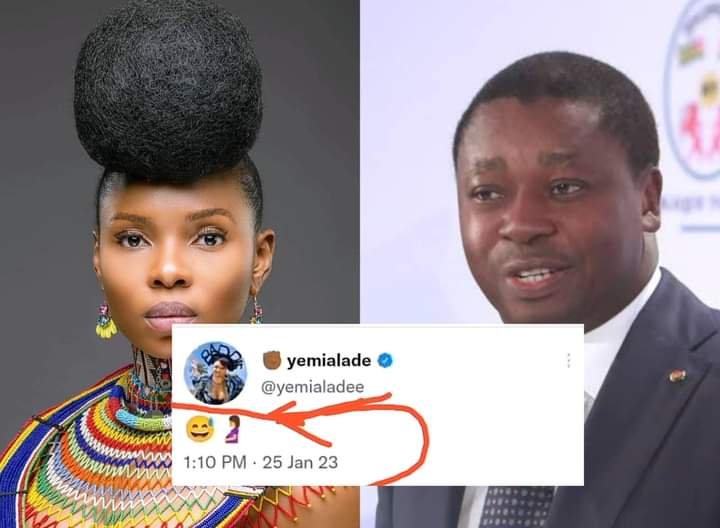 YEMI ALADE ALLEGEDLY PREGNANT FOR TOGOLOSE PRESIDENT 