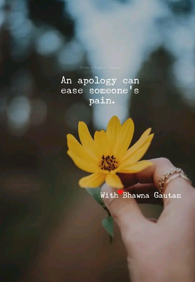 WHY SHOULD WE NOT HESITATE TO APOLOGISE FOR OUR MISTAKES?