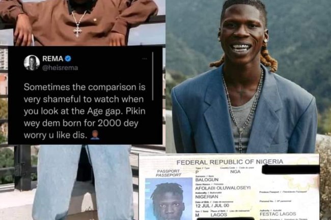 “SOMETIMES THE COMPARISON IS VERY SHAMEFUL “ - REMA 