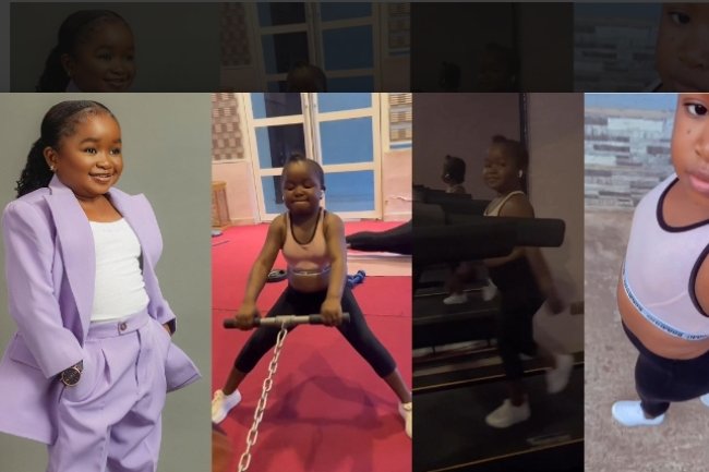 DIMINUTIVE ACTRESS , EBUBE OBIO CAUSES A BUZZ AS SHE HITS THE GYM , SHARES VIDEO OF WORKOUT SESSION