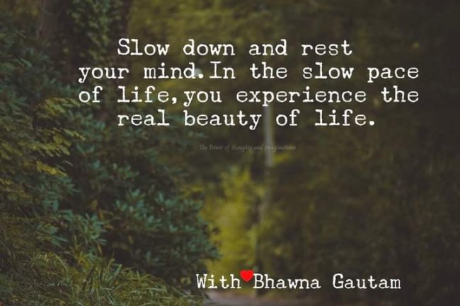 WHY DO WE FEEL HAPPIER AT THE SLOWER PACE OF LIFE?