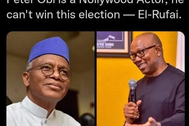 PETER OBI IS A NOLLYWOOD ACTOR – EL RUFAI