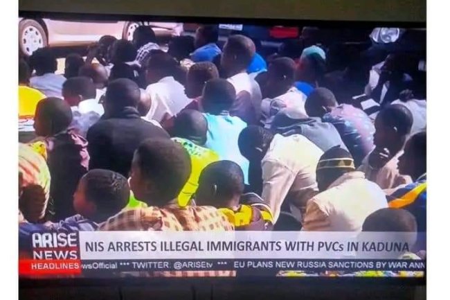516 ILLEGAL IMMIGRANTS ARRESTED WITH PVCs IN KADUNA STATE 