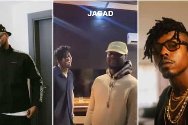 “TELL AM MAKE HIN NO COMOT SHIRT ”: REACTIONS AS KIZZ DANIEL SHARES CLIP OF NEW SONG WITH LADIPOE , VIDEO TRENDS