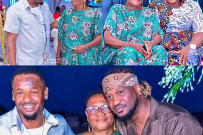 I LOVE YOU FOREVER – NOLLYWOOD ACTOR, ZUBBY MICHAEL CELEBRATES HIS MUM’S BIRTHDAY 