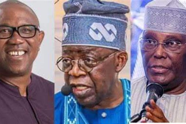 BLOOMBERG PREDICTS PETER OBI AS THE 'TOP PICK' FOR 2023 PRESIDENTIAL ELECTIONS, WHILE TINUBU, ATIKU DISTANT 2ND, 3RD RESPECTIVELY 