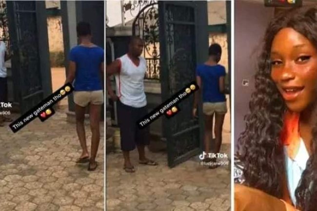 YOUNG LADY REVEALS SHE’S CRUSHING ON THEIR NEW GATEMAN 