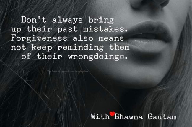 WHAT DOES FORGIVENESS MEAN TO YOU?