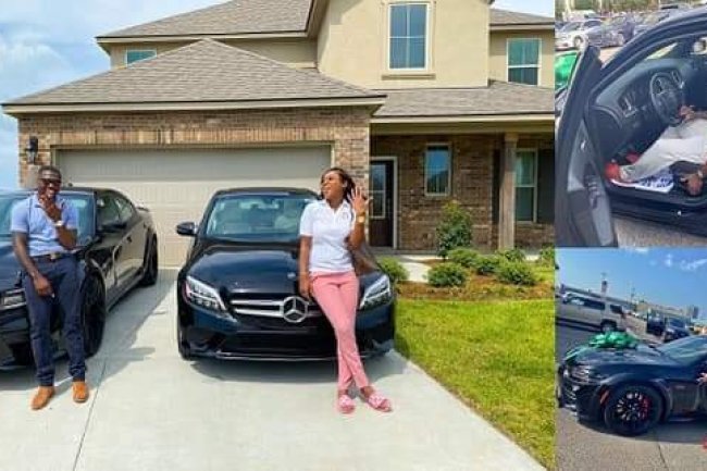 NIGERIAN LADY BUYS HER HUSBAND AN EXPENSIVE CAR FOR NOT CHEATING ON HER
