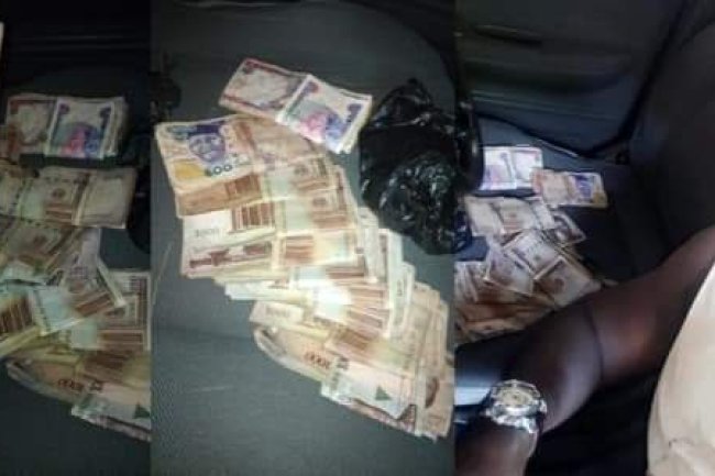 NIGERIAN MAN HAILED AS A "GOOD MAN" AFTER HE RETURNED 100,000 NAIRA THAT FELL FROM A WOMAN'S BAG