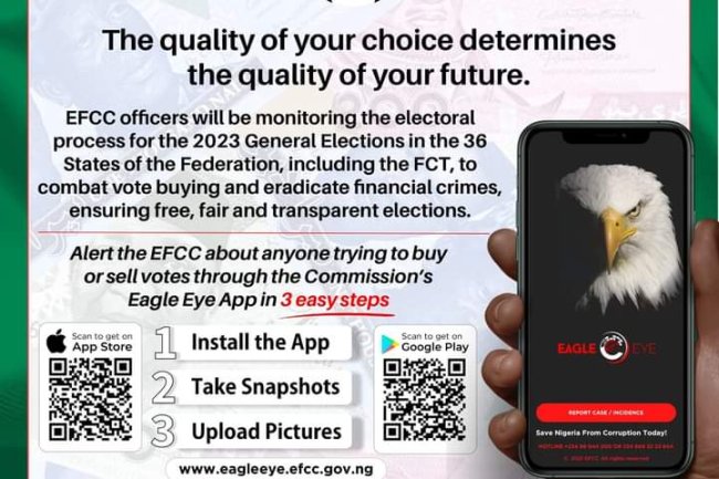 EFCC DEPLOYS OFFICERS FOR ELECTION MONITORING DUTIES, RELEASES INCIDENT REPORTING HOTLINES