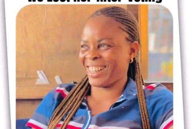 WE LOST HER AFTER VOTING ON SATURDAY, 25 FEBRUARY, 2023 (NATIONAL ELECTION)