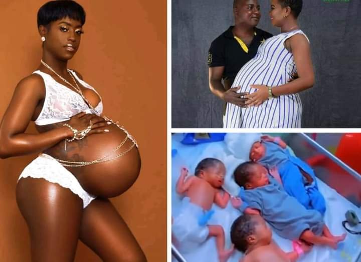 JUBILATION AS MUM DELIVERS 4 BABIES AFTER 7 YEARS OF SEVERAL MISCARRIAGES, HER STORY MELTS HEARTS
