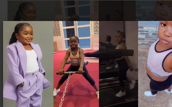 DIMINUTIVE ACTRESS , EBUBE OBIO CAUSES A BUZZ AS SHE HITS THE GYM , SHARES VIDEO OF WORKOUT SESSION