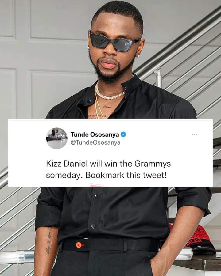 KIZZ DANIEL WIN THE GRAMMY? NEVER 