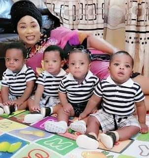 NIGERIAN MOTHER OF TWINS WELCOMES QUADRUPLETS, SHARES BEAUTIFUL FAMILY PHOTOS AS SHE CELEBRATE THEIR BIRTHDAY