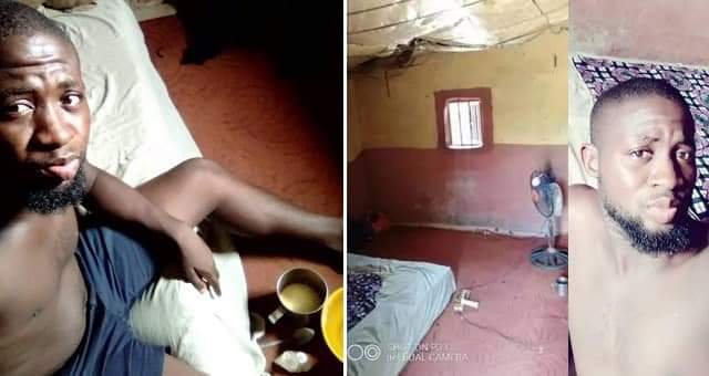 "I WISH I CAN FIND LOVE IN MY POVERTY" – NIGERIAN MAN CRIES OUT AS HE SHARES PHOTOS OF HIS APARTMENT