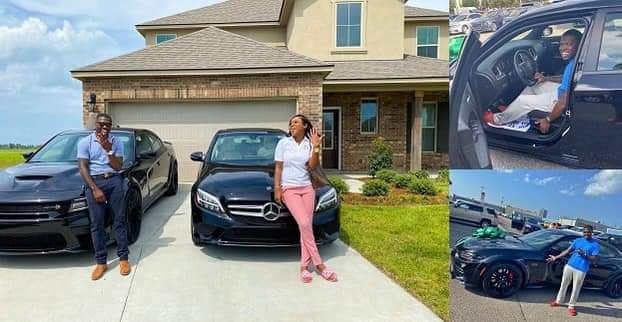 NIGERIAN LADY BUYS HER HUSBAND AN EXPENSIVE CAR FOR NOT CHEATING ON HER