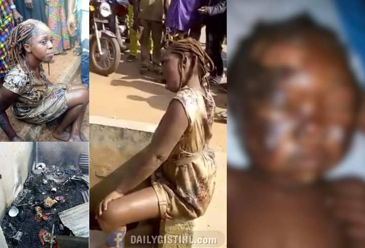 NIGERIAN WOMAN RUNS MAD AS THE BABY SHE WAITED SEVEN YEARS TO HAVE BURNS TO ASHES IN HER APARTMENT 
