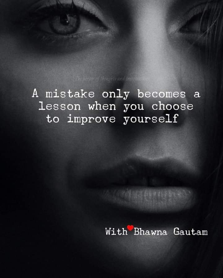 DO YOU LEARN FROM YOUR MISTAKES?