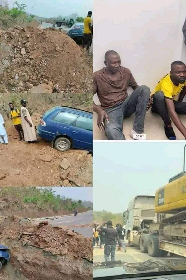 POLICE INTERCEPT CONSTRUCTION FIRM ENGAGED BY KOGI GOVT TO CUTOFF ROADS TO PREVENT INEC OFFICIALS FROM ACCESSING KOGI CENTRAL