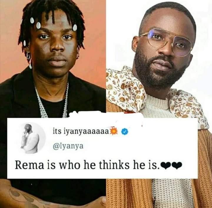 “REMA IS WHO HE THINKS HE IS “. IYANYA 