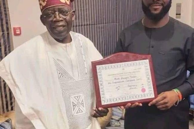 INEC’S CERTIFICATE OF RETURN IS LIKE WORLD CUP TROPHY TO ME - TINUBU