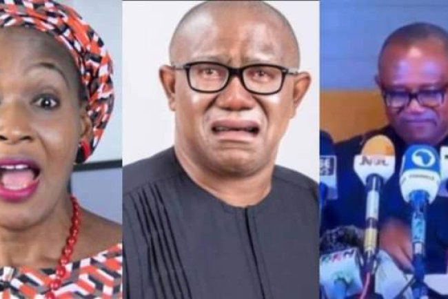 KEMI OLUNLOYO MOCKS PETER OBI FOR CRYING ON NATIONAL TV, OFFERS HIM A GOOD BUSINESS ADVICE