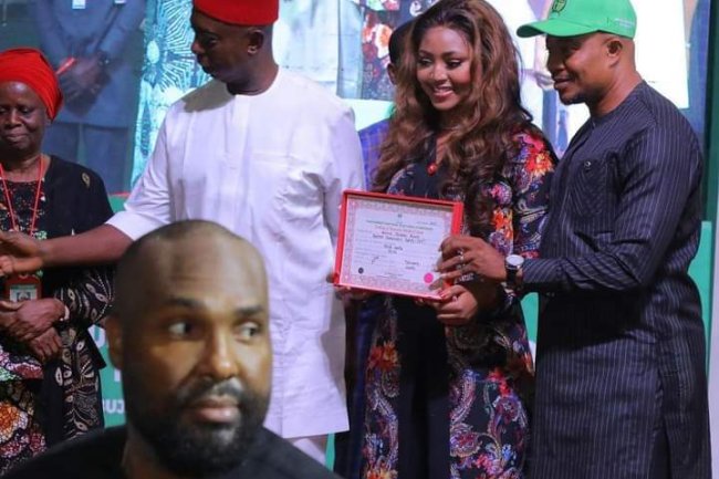 PHOTOS: NED NWOKO RECEIVES CERTIFICATE OF RETURN IN ABUJA